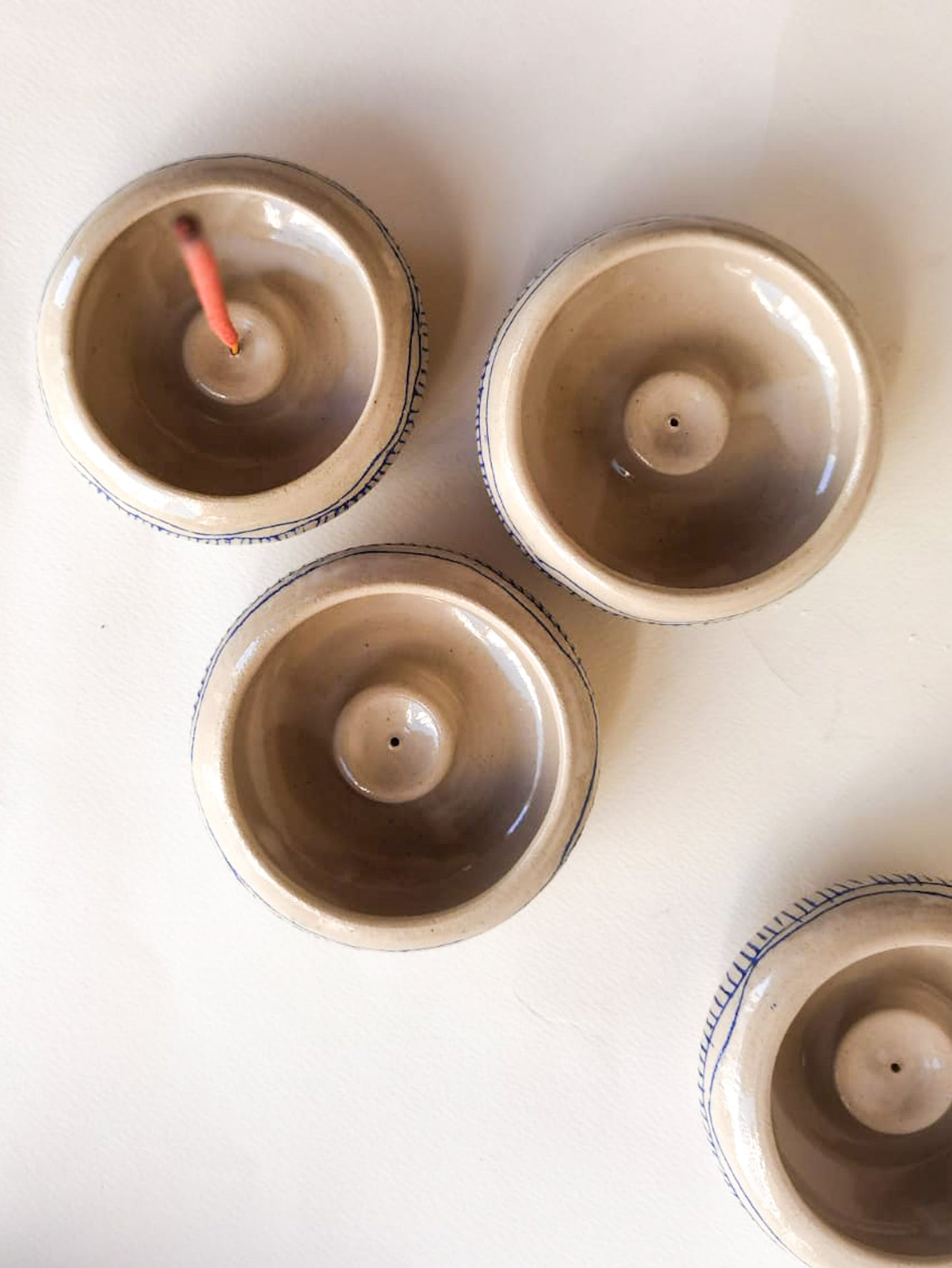 Landscape incense holder