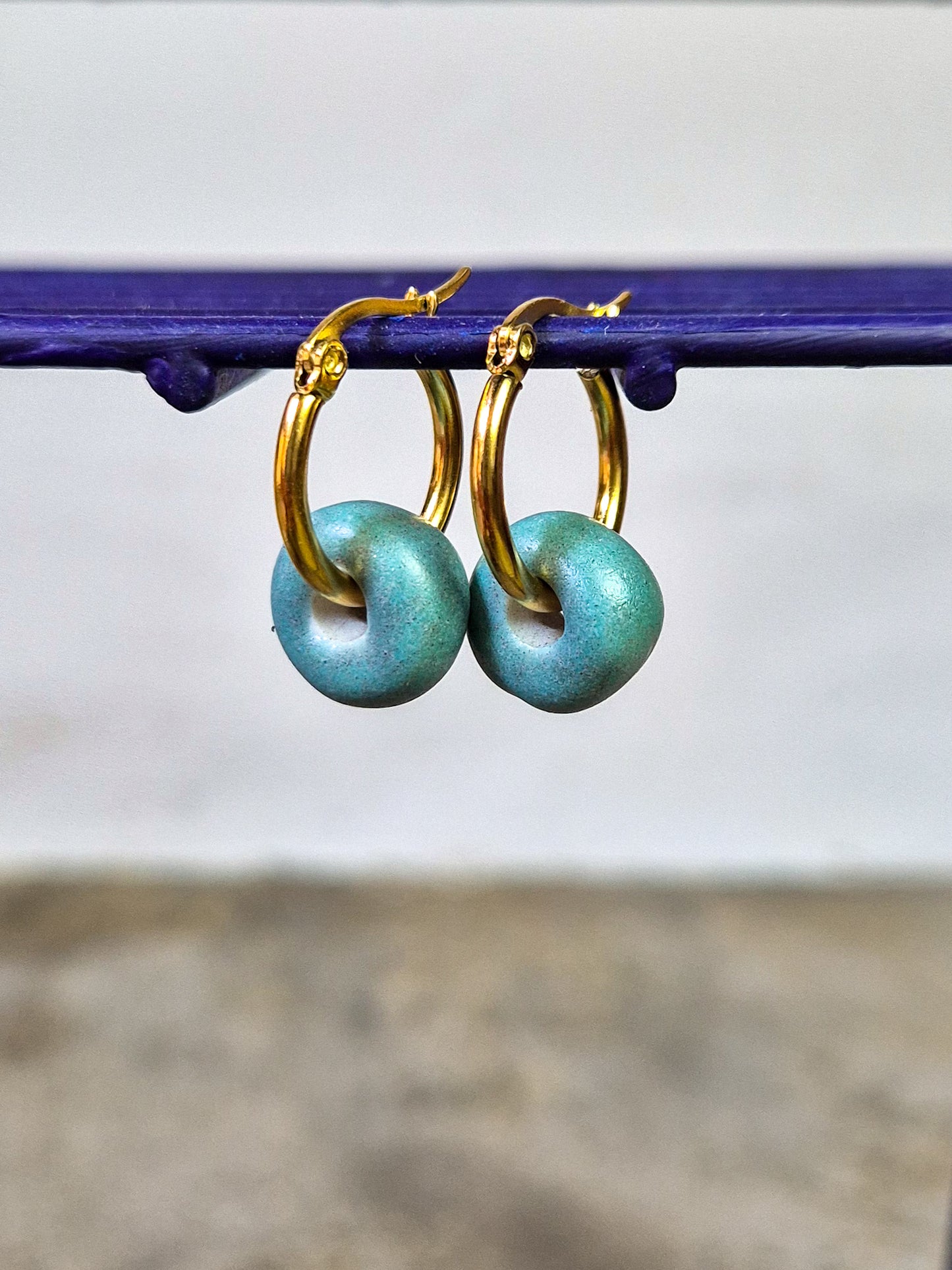 Donut Hoop Earring