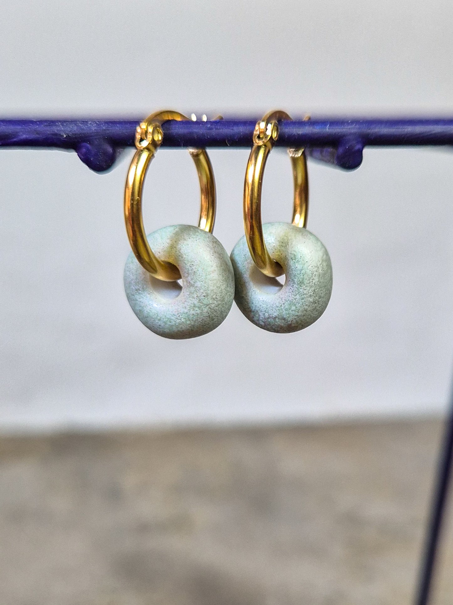 Donut Hoop Earring