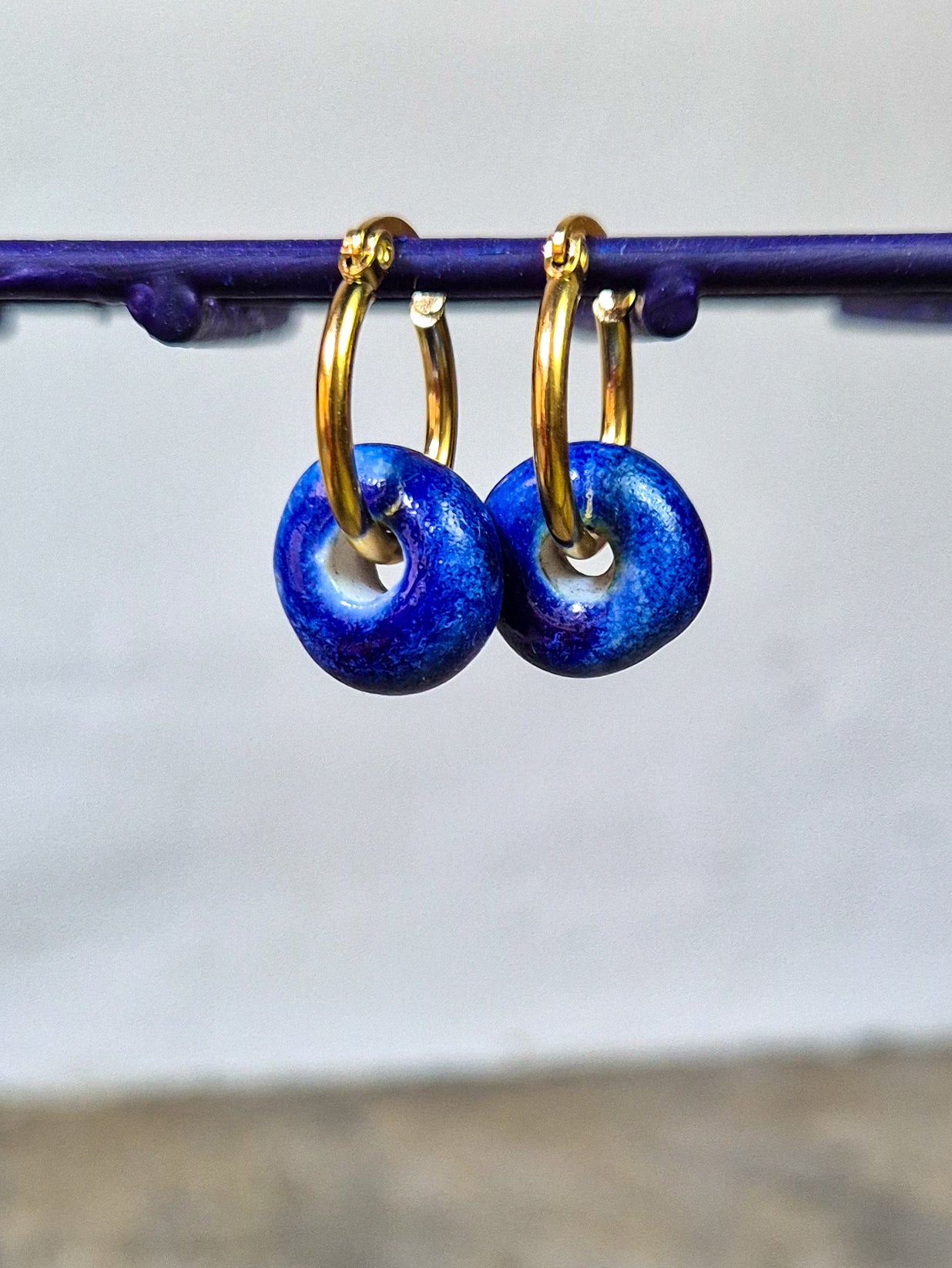Donut Hoop Earring