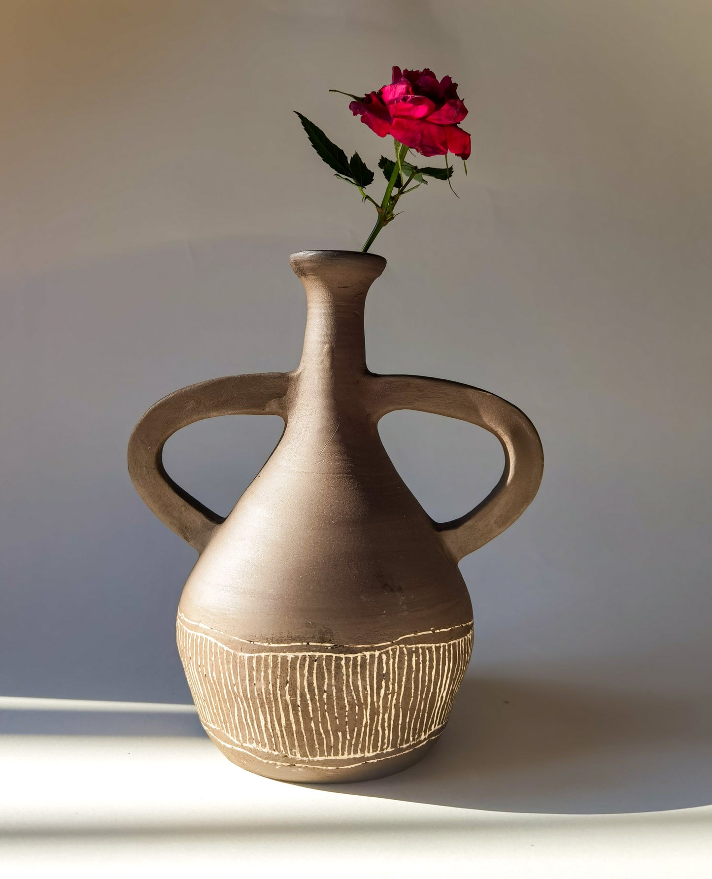 Landscape Handle Vase