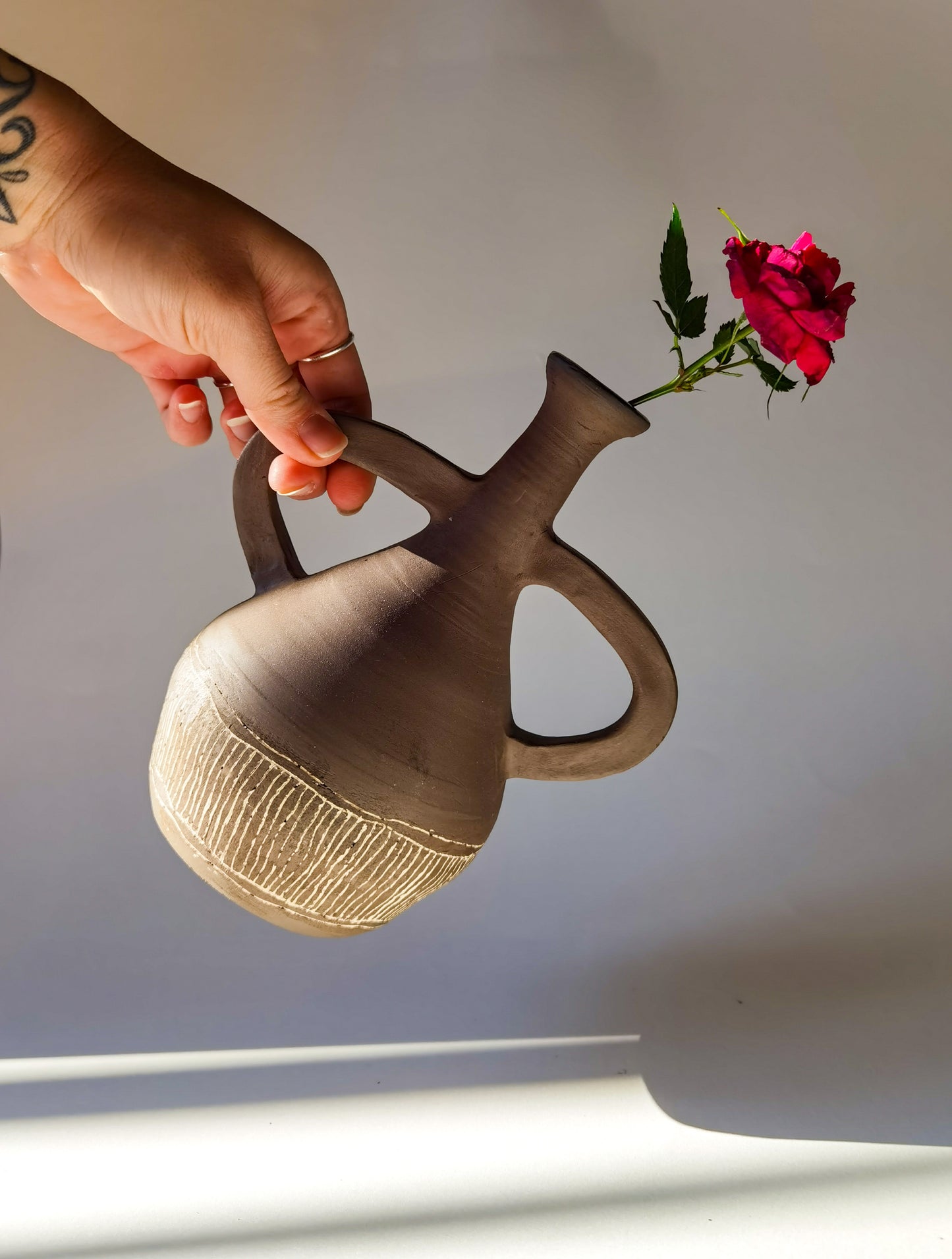Landscape Handle Vase